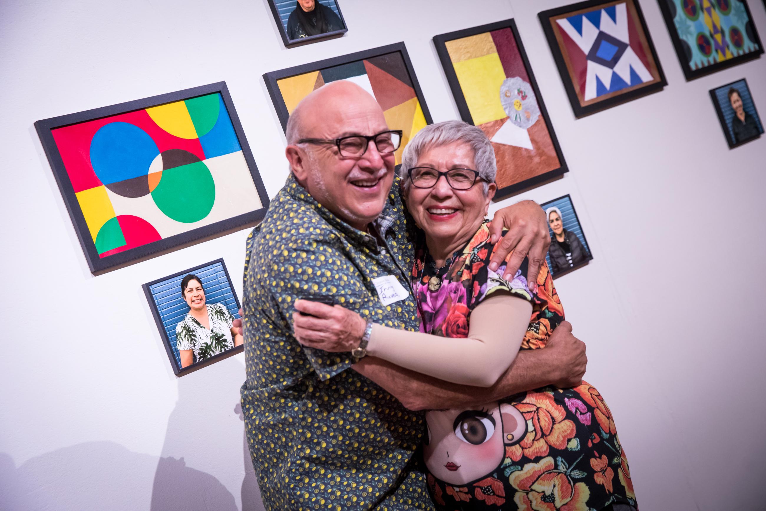 Creative Minds Exhibit 2023_older man and woman